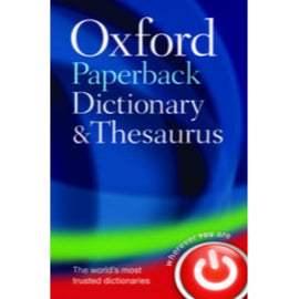 Oxford Dictionary and Thesaurus 3ed Paperback