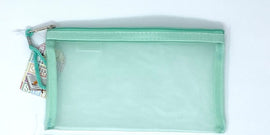 Mesh Pencil Case, Designer Colours, Tiffany Blue