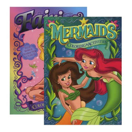 JUMBO FAIRIES / MERMAIDS Coloring & Activity Book