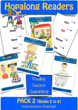 Hopalong Readers, Blue Level Reader Pack 2 (Books 5-8), BY L. Powell Cadette