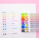 BAZIC Scented Glitter Color Collorelli Gel Pen, 10 pack