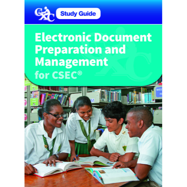 Electronic Document Preparation and Management for CSEC Study Guide BY Jacob, Ann Margaret; Caribbean Examinations Council