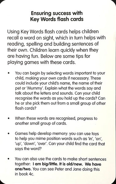 Key Words: Flash cards – Charrans.com