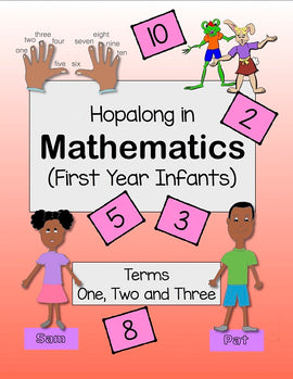 Hopalong In Mathematics, First Year Infants, Set of 3, BY L. Powell Cadette