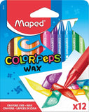 Maped Color Peps, Wax Triangular Crayons, 12ct