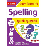 Collins Easy Learning Quick Quizzes, Spelling Ages 7-9, BY Collins UK