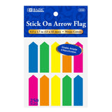 BAZIC, Arrow Flags, Neon Color, 0.5" X 1.7", 250count