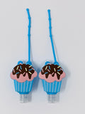 Kids Hand Sanitizer with Holder, Sprinkle Cupcake