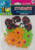 Starmate, Felt Stickers Flowers & Bugs