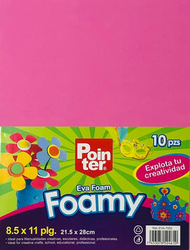 Pointer, Foam Sheets, Pink, 10 sheets