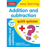 Collins Easy Learning Quick Quizzes, Addition & Subtraction Ages 5-7, BY Collins UK
