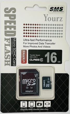SMS 16GB Memory Card Micro SD-HC