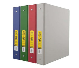 BAZIC 1.5" Assorted Color 3-Ring Binder w/ 2-Pockets
