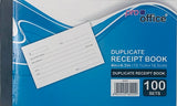Pro Office, Duplicate Receipt Book, 4inx16.5cm, 100sheets