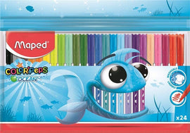 Maped Color Peps Ocean, Washable Markers, 24's