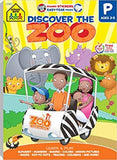 School Zone Discover the Zoo Adventure Tablet Workbooks Ages 3-5