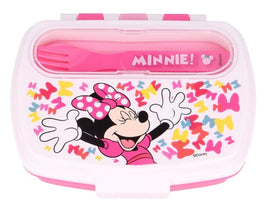 Disney Kids Sandwich Box with Cutlery - Minnie