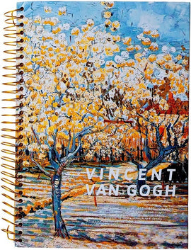 Vincent Van Gogh, Orchard in Blossom, Hardcover Notebook, Spiral Bound