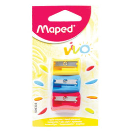 Maped, Sharpeners, Vivo, 3count