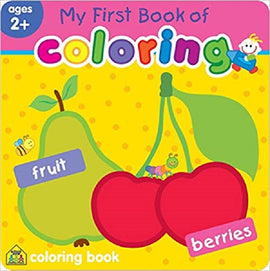 School Zone My First Book of Coloring, Fruit and Berries Ages 2+
