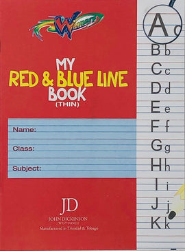 Winners, Exercise Book, My Red and Blue Line (Thin), 56pgs