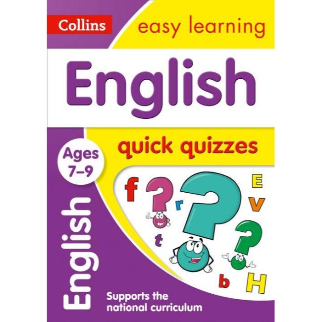 Collins Easy Learning Quick Quizzes, English Ages 7-9, BY Collins UK
