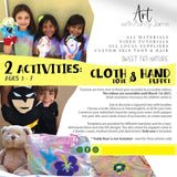 DIY ARTS &amp; CRAFTS BOXES: SWEET TNT MINI CLOTH, Ages 3 to 7yrs (by Art with Aunty Jaime)