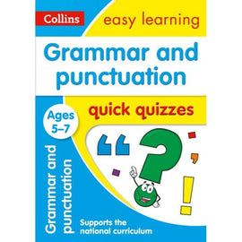 Collins Easy Learning Quick Quizzes, Grammar & Punctuation Ages 5-7, BY Collins UK