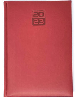 2023 Diary and Planner, 8' x 6', A5,  RED