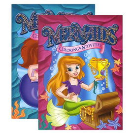 MERMAIDS FOIL & EMBOSSED Coloring & Activity Book