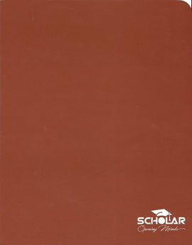 Scholar Two Pocket Folder, BROWN