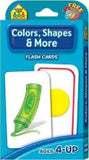 School Zone Colors, Shapes and More Flash Cards Ages 4-Up