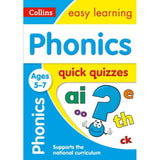Collins Easy Learning Quick Quizzes, Phonics Ages 5-7, BY Collins UK
