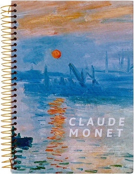 Claude Monet, Impression Sunrise, Hardcover Notebook, Spiral Bound