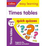 Collins Easy Learning Quick Quizzes, Times Tables Ages 7-9, BY Collins UK