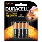 Duracell, Battery, AAA, 4count