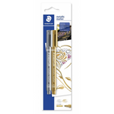 Staedtler Metallic Markers, Gold & Silver, 2pk