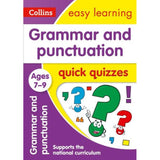 Collins Easy Learning Quick Quizzes, Grammar &amp; Punctuation Ages 7-9, BY Collins UK