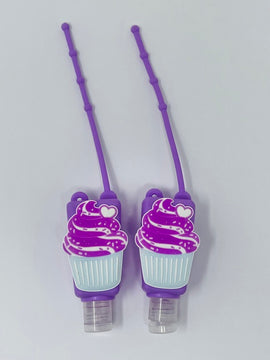 Kids Hand Sanitizer with Holder, Whipped Cupcake