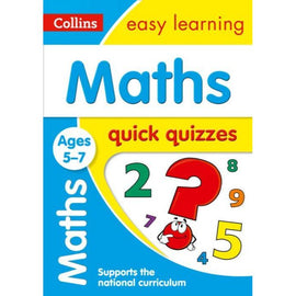 Collins Easy Learning Quick Quizzes, Maths Ages 5-7, BY Collins UK