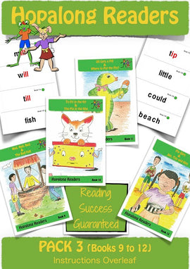 Hopalong Readers, Green Level Reader Pack 3 (Books 9-12), BY L. Powell Cadette