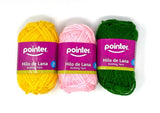 Pointer Knitting Yarn, YELLOW, 25g, 1 roll