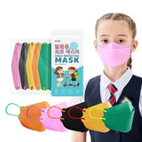 KF94 Kids Mask, Single Unit, GREEN WITH YELLOW STRAPS