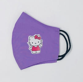 Hello Kitty Face Mask, Character Print, Fabric, 2 Layer