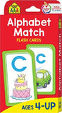 School Zone Alphabet Match Flash Cards Ages 4-Up