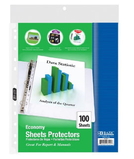 BAZIC Economy Weight Top Loading Sheet Protectors (100/Pack)