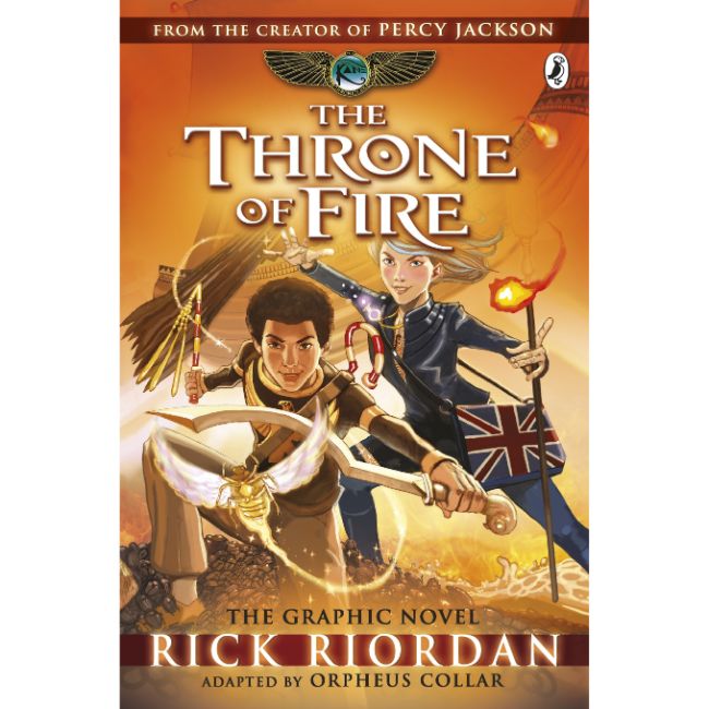 The Kane Chronicles, The Throne of Fire: The Graphic Novel BY R. Riordan