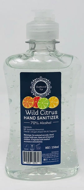 Buttered Up Hand Sanitizer Gel, Wild Citrus Scent, 250ml