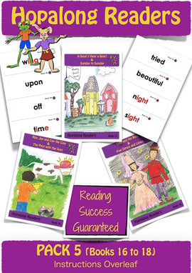 Hopalong Readers, Purple Level Reader Pack 5 (Books 16-18), BY L. Powell Cadette