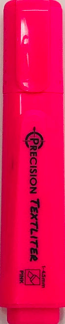 Precision, Textliter, Pink